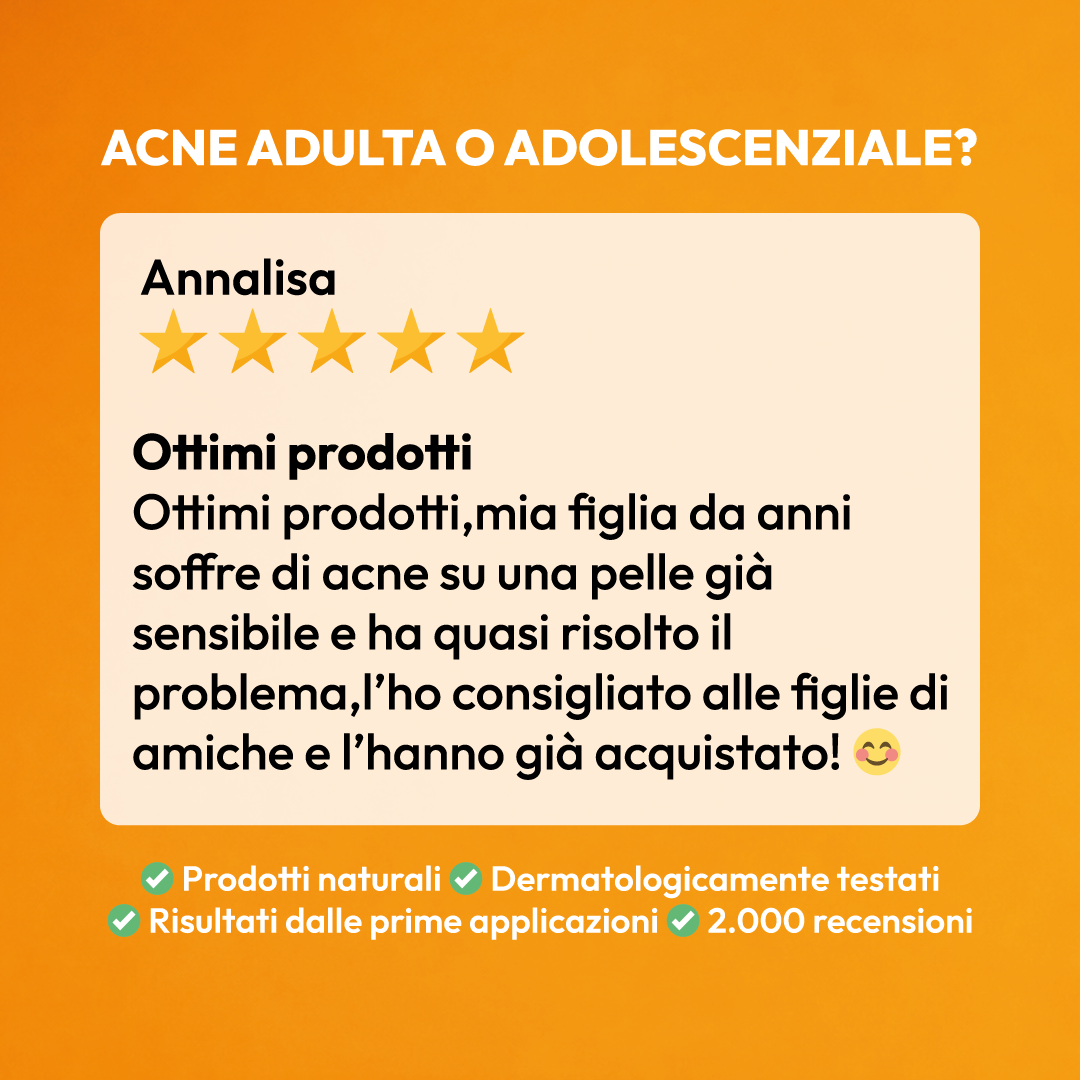 Kit Essenziale per acne, brufoli e macchie