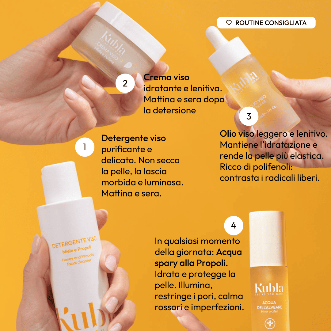 Routine consigliata pelle secca e sensibile