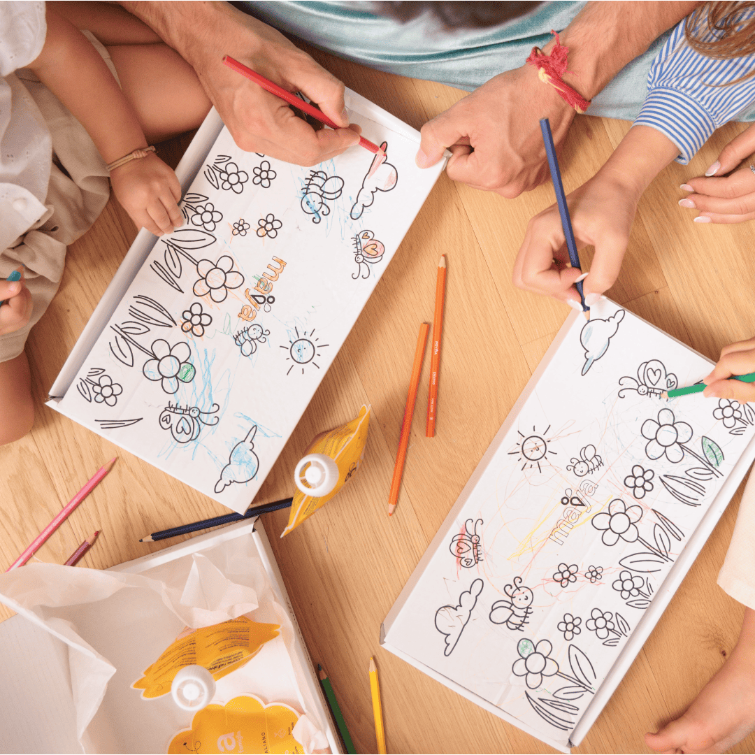 scatola da colorare maya